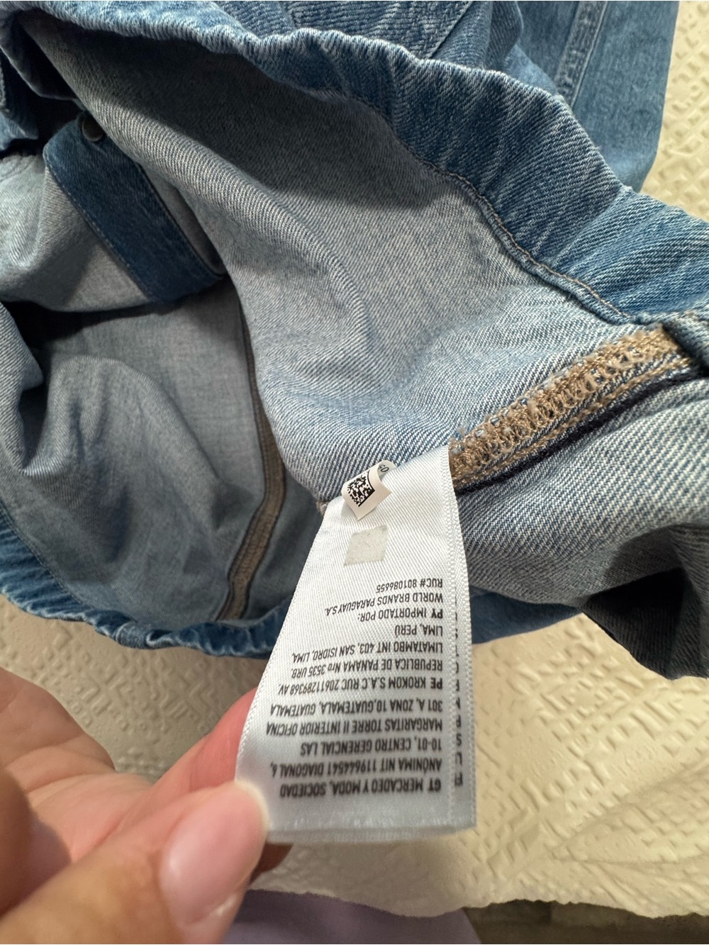 American Eagle Outfitters Blue Denim Button-Front Pinafore Dress - Picture 4 of 5